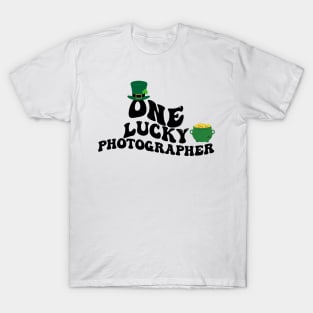 One Lucky Photographer , St Patrick's Day T-Shirt